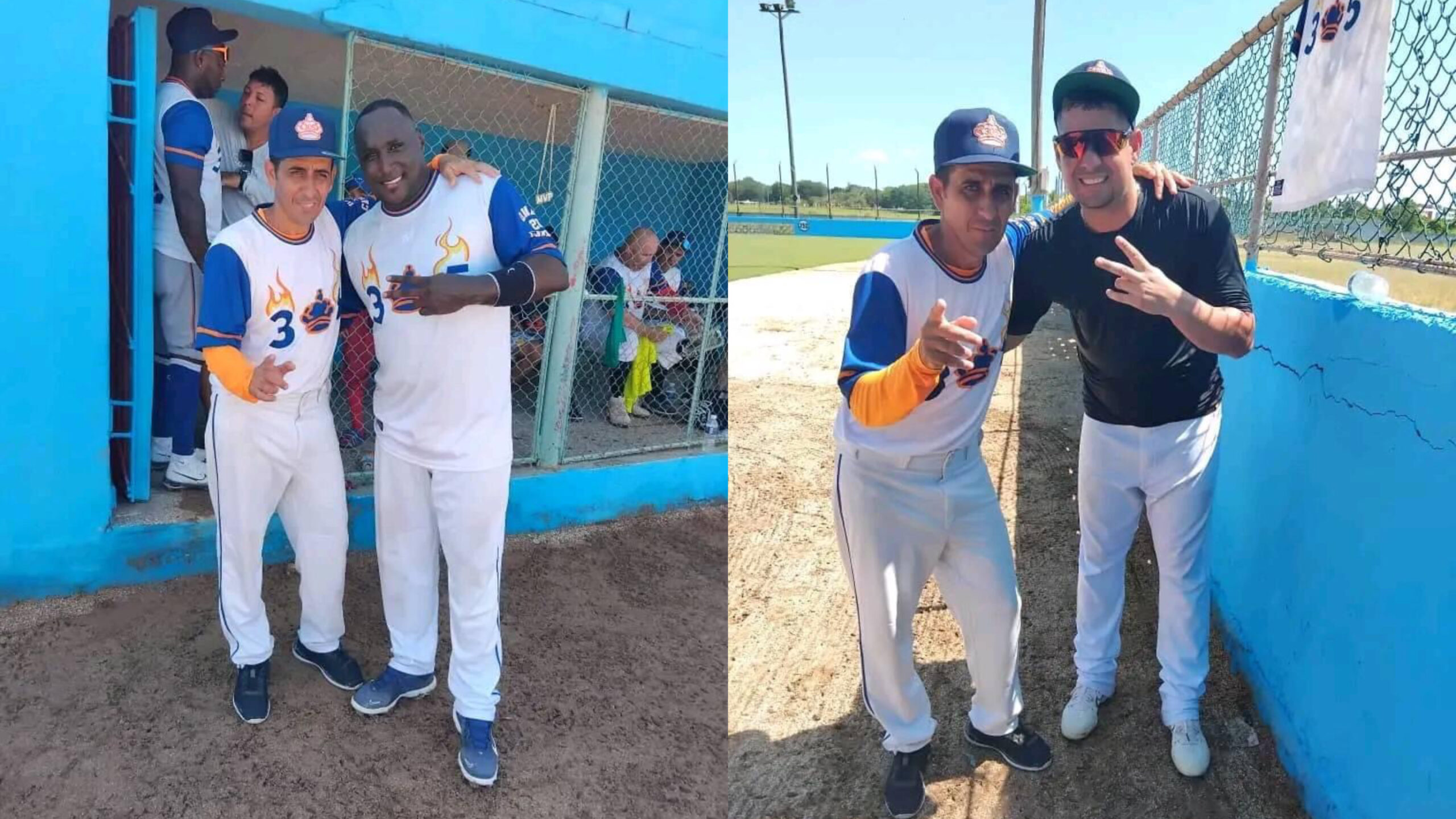 Dariel y Yuniesky reaparecieron en torneo de sóftbol en la isla.