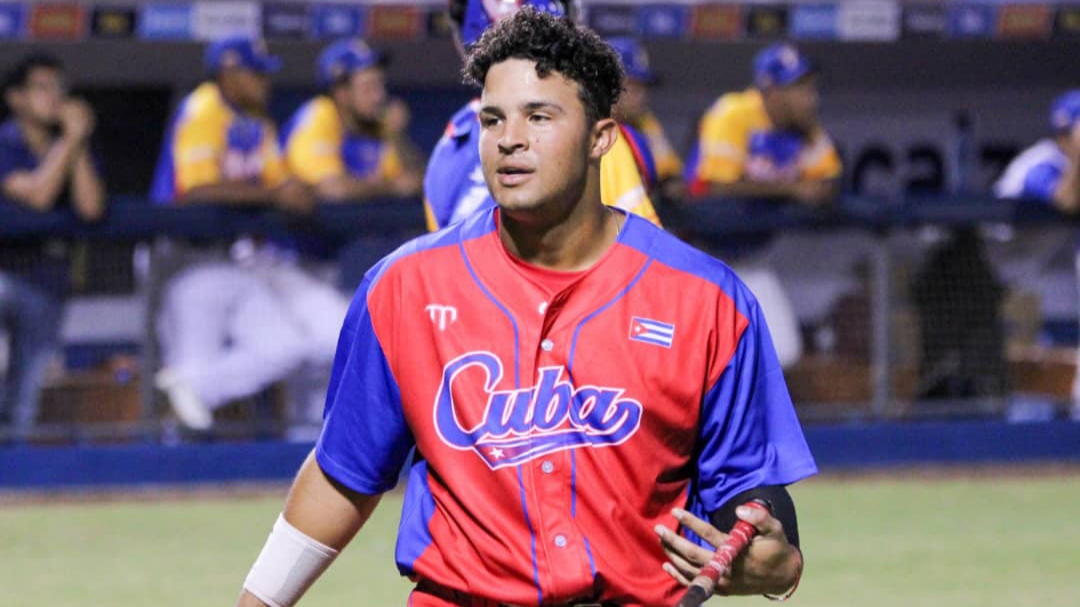 Jean Lucas Baldoquín es uno de los jugadores que integran la nómina de Cuba a la Copa de Beisbol del Caribe 2024