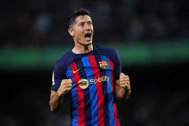 Robert Lewandowski va siendo el máximo referente del club español en ataque.