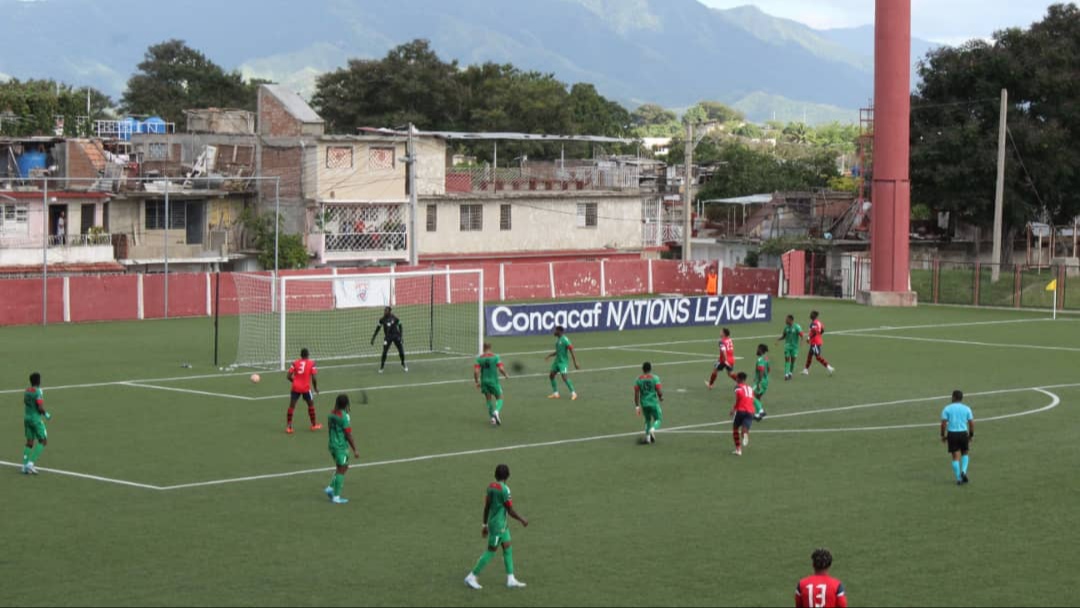 Cuba y St. Kitts y Nevis en el estadio Antonio Maceo de la provincia Santiago de Cuba