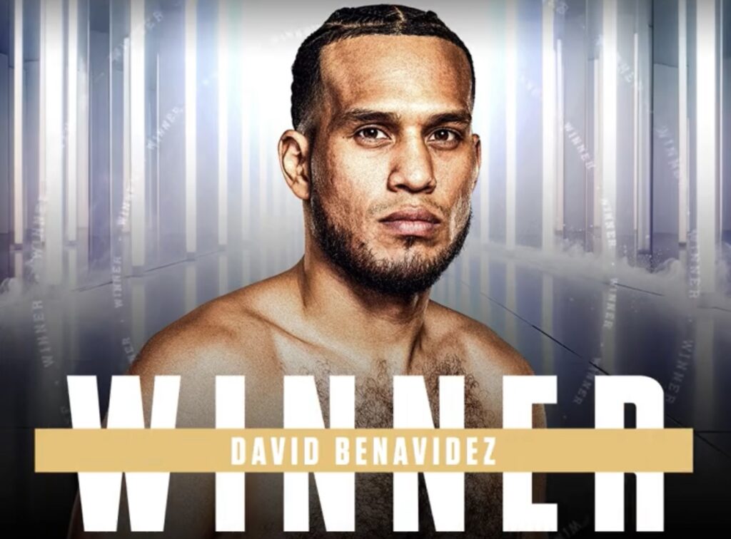 David Benavidez derrota por TKO a Demetrius Andrade.