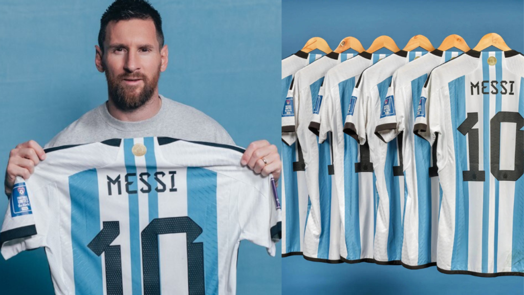 Lionel Messi subastará camisetas de Qatar 2022