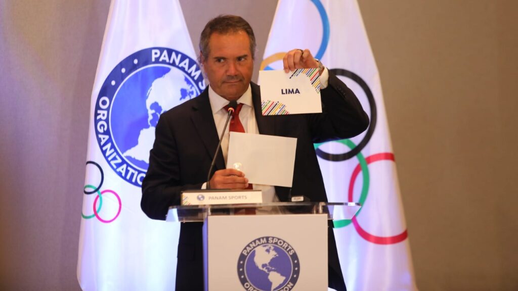 El Presidente de Panam Sports, Neven Ilic, dió a Lima como ganadora de las votaciones