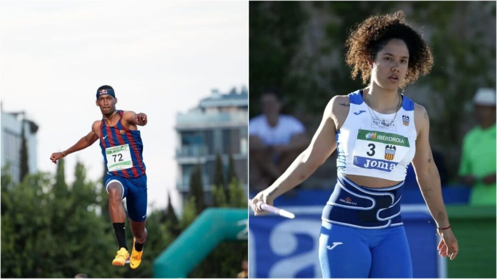 Jordan Díaz y Yulenmis Aguilar representarán a España en las competencias de atletismo
