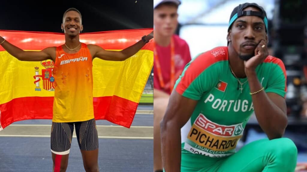 Los cubanos Pedro Pichardo y Jordan Díaz representan a Portugal y España, respectivamente