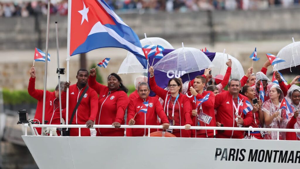 Representantes de la delegación cubana en los Juegos Olímpicos de París 2024