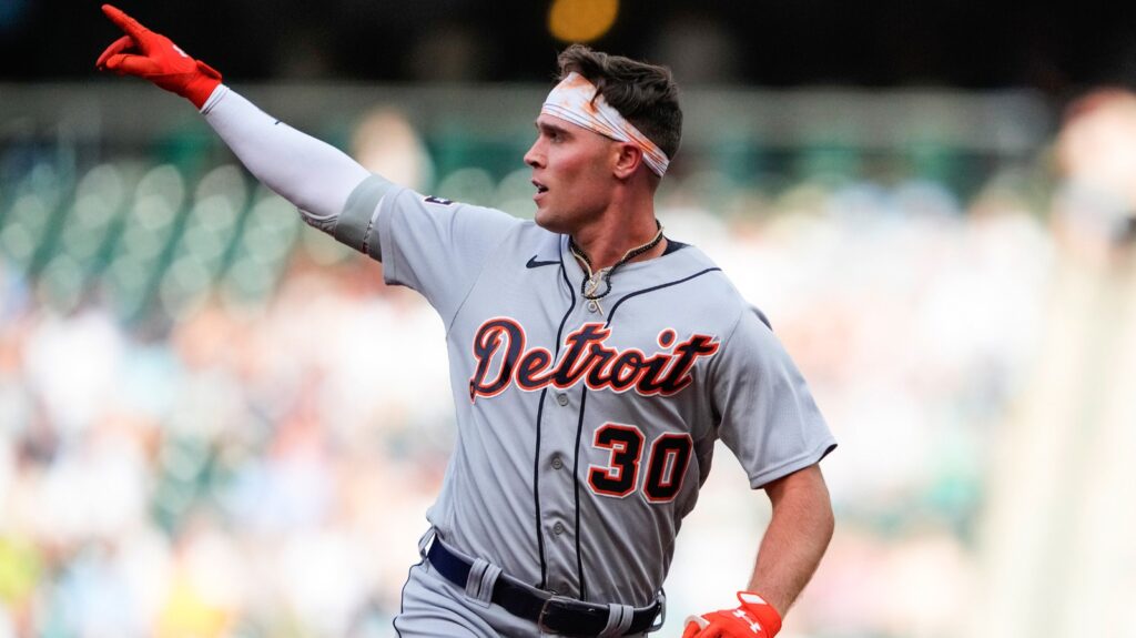 Kerry Carpenter le dió la victoria a Detroit Tigers frente a Cleveland Guardians