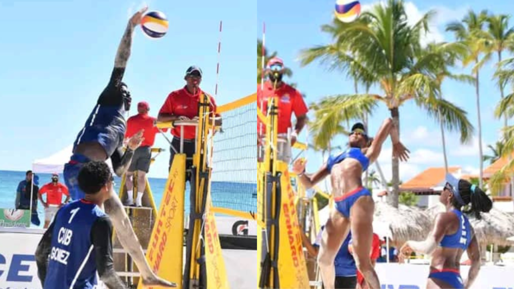 Duplas cubanas de voleibol de playa que estarán en el clasificatorio a los II Juegos Panamericanod Junior en 2025