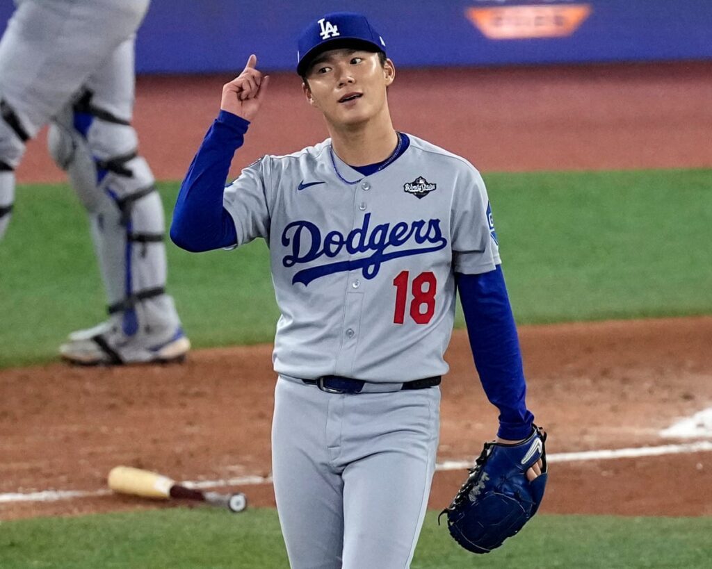 Los Dodgers empatan la Serie Mundial (1-1) con joya montícular de Yamamoto