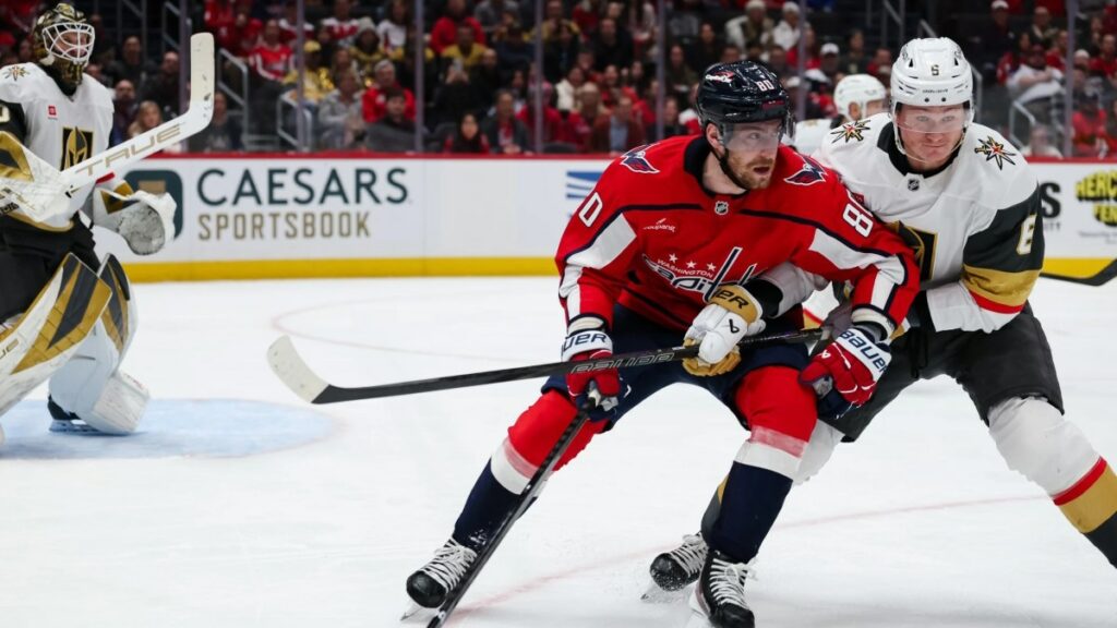 Los Golden Knights caen ante Logan Thompson y los Capitals