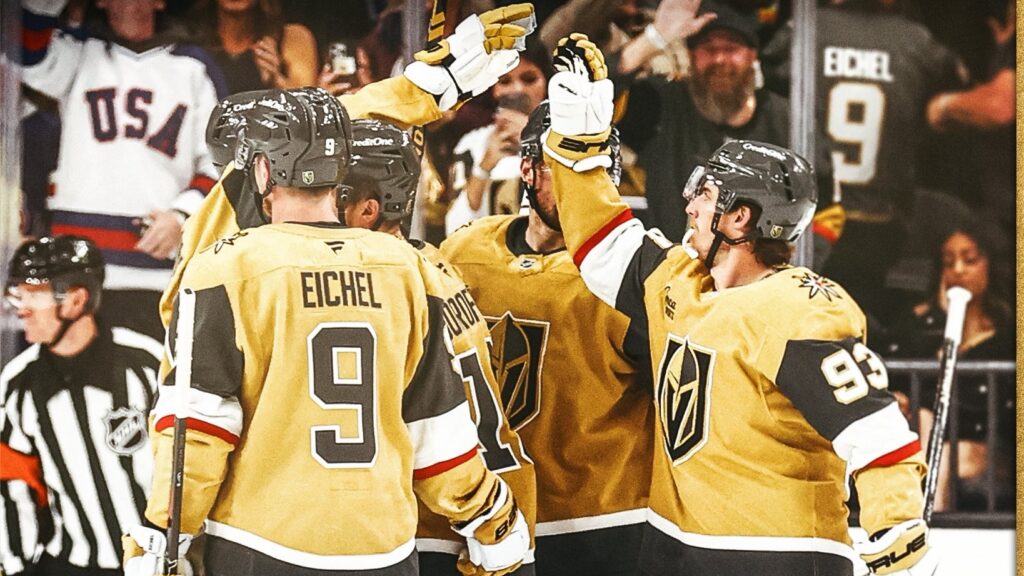 Golden Knights desatan su ofensiva y derrotan a Flames para extender racha positiva